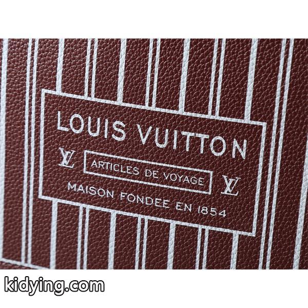 ワインレッド コントラストデザイン 季節限定モデル ルイヴィトン コピー トートバッグ Louis Vuitton 2025秋冬-2