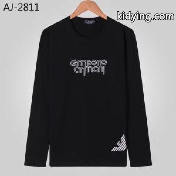 アルマーニ ARMANI 長袖Tシャツ 2色可選 秋冬ナチュラルコーデに大活躍 2019秋冬におすすめ着こなし_アルマーニ ARMANI_ブランド コピー 激安(日本最大級)-1