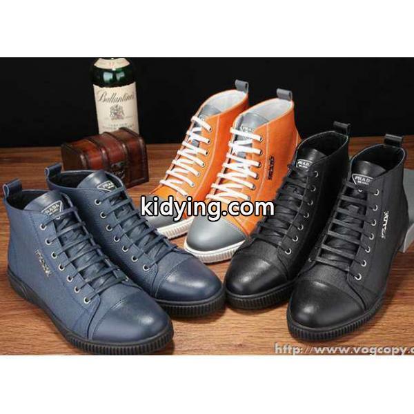 最新入荷！ 2015 PRADA プラダ ハイトップシューズ 3色可選_スニーカー、靴_メンズファッション_スーパーコピーブランド激安通販 専門店-0