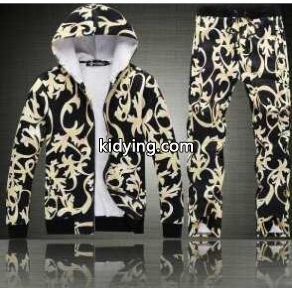 個性的なヴェルサーチ 激安 シンプルでお手軽なパーカー セットアップ上下 2色可選_ヴェルサーチ VERSACE_ブランド コピー 激安(日本最大級)-1