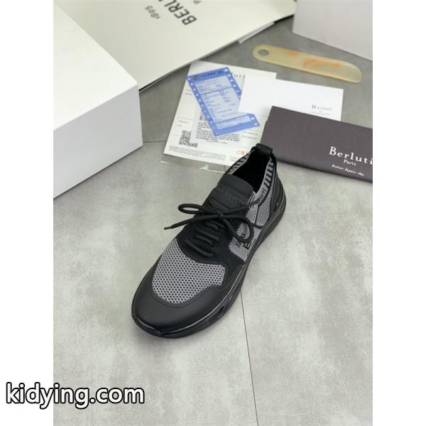 Berluti ベルルッティ コピー 軽快 モダン レザースニーカー 2026新作 注目モデル-3