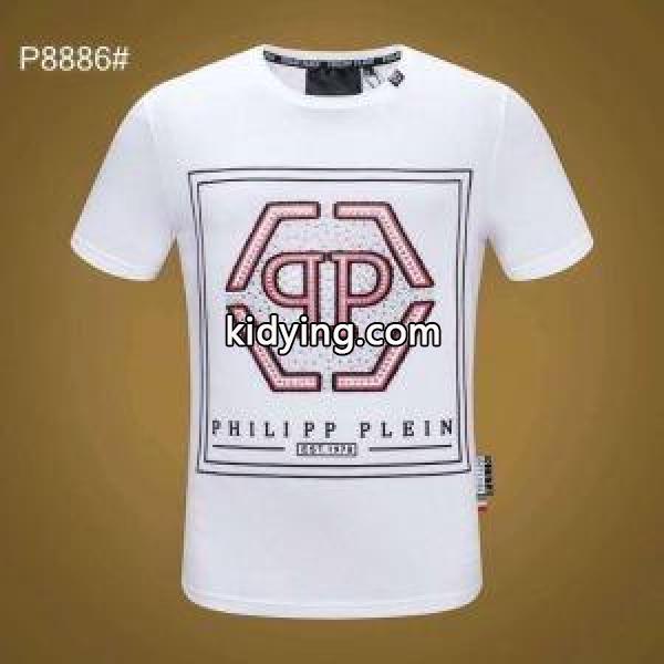 トップスからチラ見える安心 Tシャツ/ティーシャツ 春夏新作も続々登場! フィリッププレイン PHILIPP PLEIN 2色可選_フィリッププレイン PHILIPP PLEIN_ブランド コピー 激安(日本最大級)-1