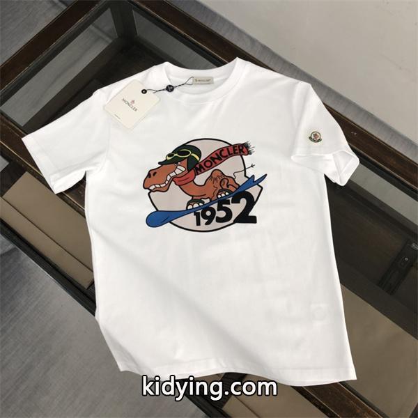MONCLER モンクレール tシャツ 激安 半袖 夏にもぴったりなカラー 無地のデザイン 大人気-0