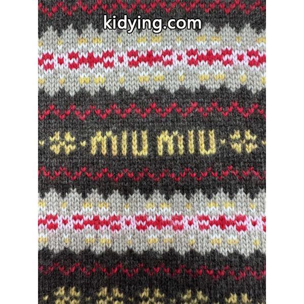 当店イチオシ ブラウン ニット MIUMIU ミュウミュウ コピー セーター 味わい-4