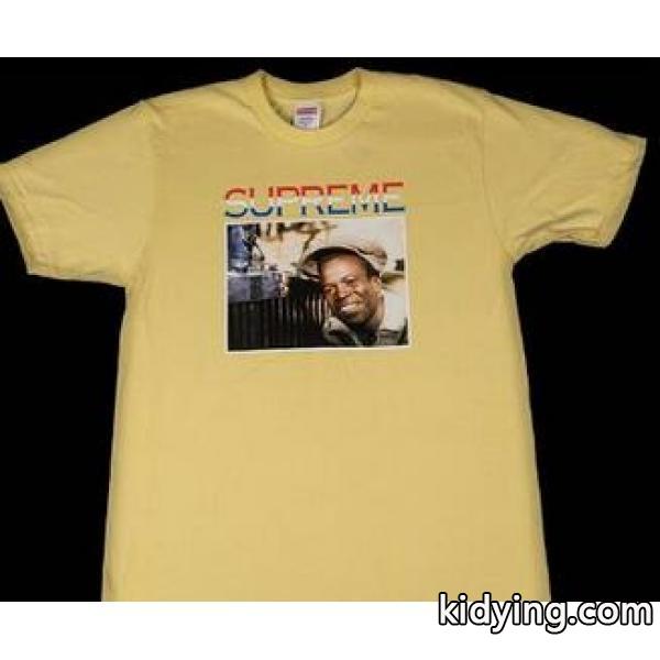 快適な着心地やすっきりとした印象にシュプリーム 一番人気を誇るTシャツ イエロー_半袖Tシャツ_メンズファッション_スーパーコピーブランド激安通販 専門店-0