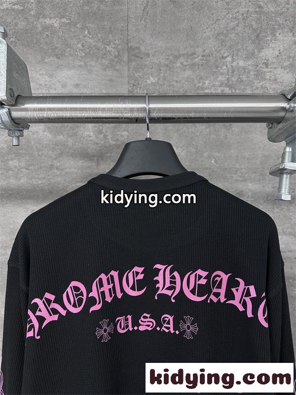 CHROME HEARTS クロムハーツ コピー 人気爆発 長袖Tシャツ プリント ストリート映え 2026新作-8