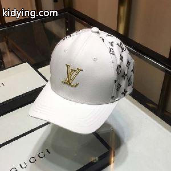 Louis Vuitton レディース キャップ 2019春夏でファッショントレンド!ルイ ヴィトン コピー ホワイト ブラック 最低価格-0