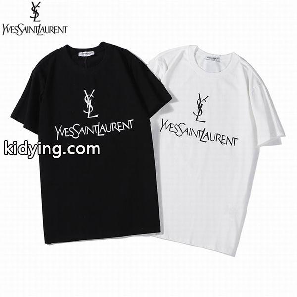 YSLコピー サンローラン 半袖ｔシャツ シンプルなデザインでも、素材にこだわりを持たせた一枚-0