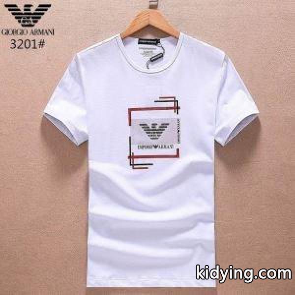 大特価 2018春夏新作 アルマーニ ARMANI Tシャツ\半袖3色可選乾きやすい_アルマーニ ARMANI_ブランド コピー 激安(日本最大級)-2