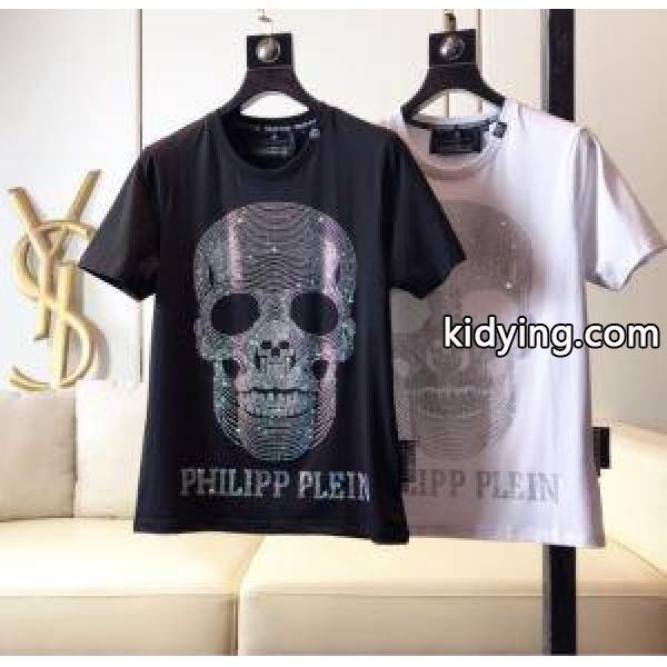 2019春夏は人気定番 PHILIPP PLEIN Tシャツ/半袖 2色可選フィリッププレイン 風合いが魅力 ファッションに新しい色_フィリッププレイン PHILIPP PLEIN_ブランド コピー 激安(日本最大級)-0