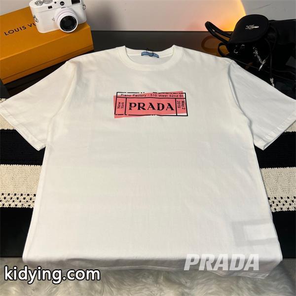 最終価格セール 2色可選プラダ ギフト最適期間限定 PRADA Tシャツ/半袖夏ファション新品_メンズファッション_スーパーコピーブランド激安通販 専門店-0