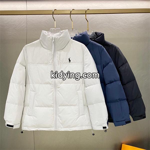 Polo Ralph Lauren ポロ ラルフローレン コピー ダウンジャケット冬 アウター スタンドカラー シンプル-0