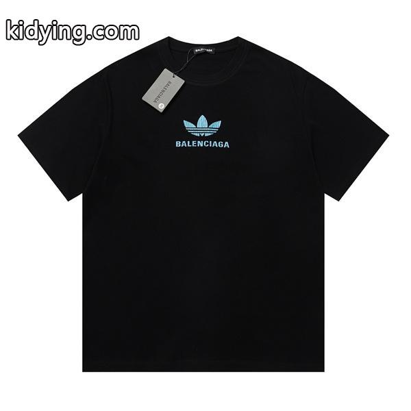 Balenciaga個性的なフライドポテトロゴ メンズ半袖tシャツ スーパーセール実施中-0