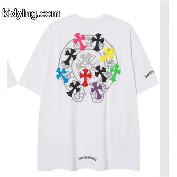 春夏アイテムから新たに登場！ 春夏に人気のトレンド新作 クロムハーツ CHROME HEARTS 半袖Tシャツ 男女兼用_ブランド コピー 激安(日本最大級)-0