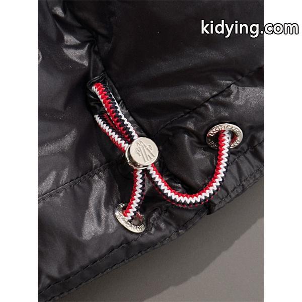 ブラック光沢感 フード付 モンクレール スーパーコピー ダウンベスト 秋冬コーデ MONCLER-5