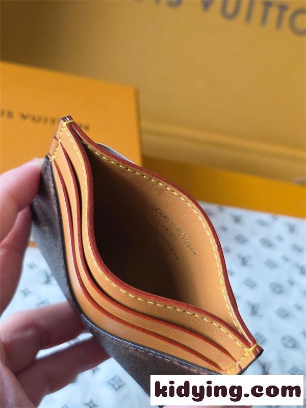 Louis Vuitton コピー ルイヴィトン M14733 カードケース モノグラム カードホルダー スリム設計 V字ポケット コンパクト財布 名刺入れ メンズ レディース-5