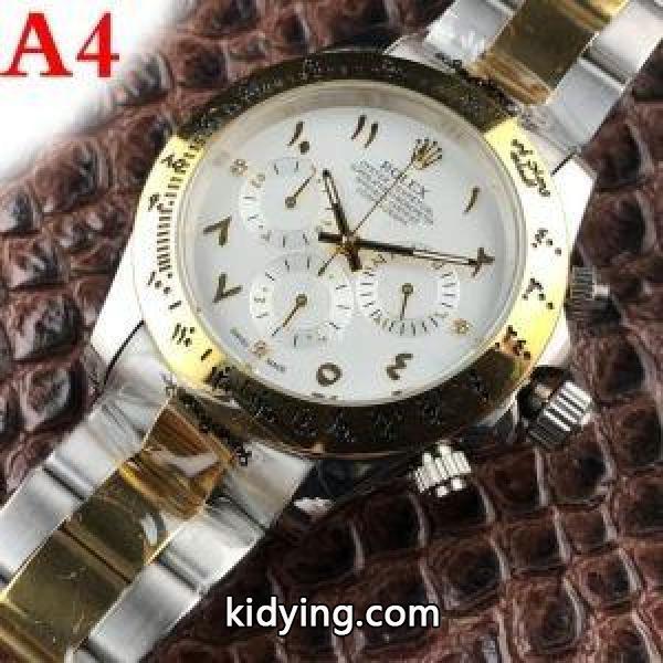 激安 ロレックス 通販ROLEX赤字超特価大人気アラビア数字可視性の高さオシャレ度アップ腕時計４色可選男性用-3