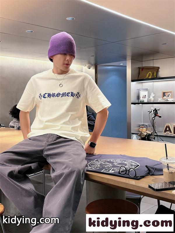 2026 春夏新品&CHROME HEARTS クロムハーツtシャツ コピーエレガントホワイト色-6