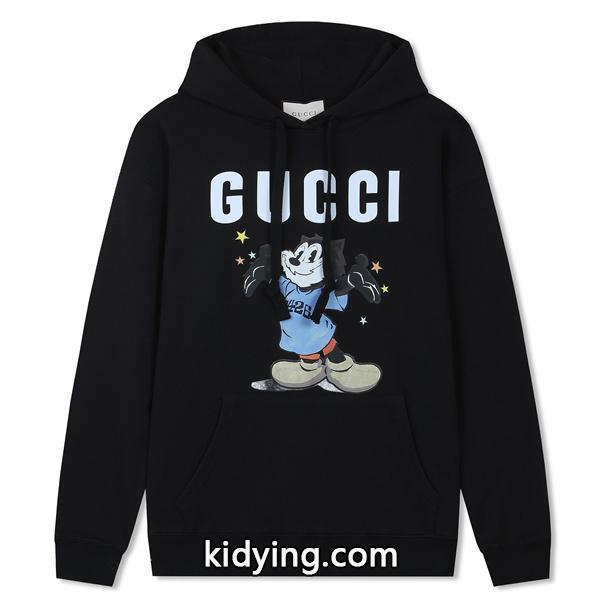 GUCCI 期間限定 パーカー ホワイト 明るい 軽快 フレッシュ グッチ コピー-1
