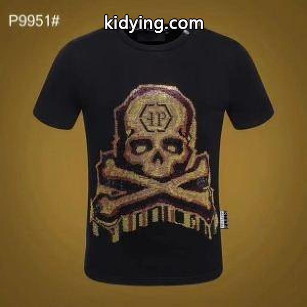 PHILIPP PLEIN フィリッププレイン 半袖Tシャツ 季節感もプラス2019新作 春夏トップス最新情報をチェック_フィリッププレイン PHILIPP PLEIN_ブランド コピー 激安(日本最大級)-0