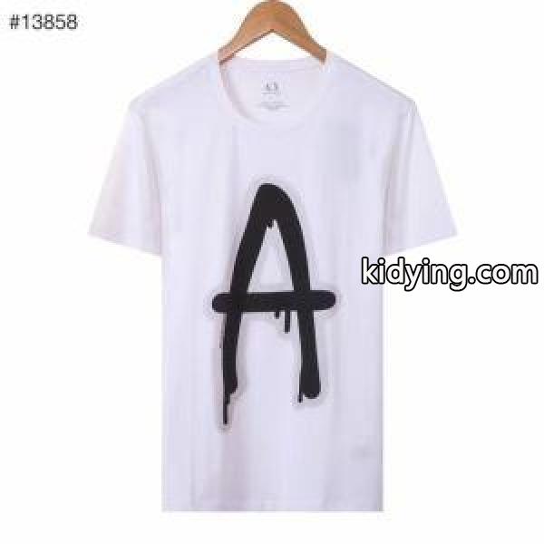 アルマーニ 3色可選 1オフィスにも着まわしOK ARMANIお洒落さんで人気急上昇中 半袖Tシャツ_アルマーニ ARMANI_ブランド コピー 激安(日本最大級)-1