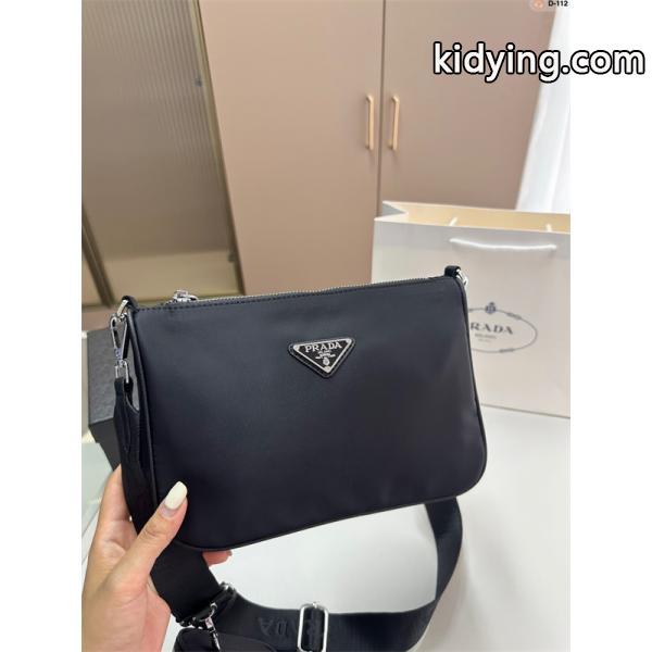 おすすめ 上品な PRADA プラダ コピー クロスボディバッグ メンズ ブラック 高評価-7
