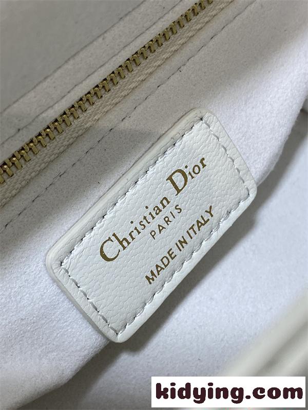 ins人気♥Classic Lady♥DIORディオールハンドバッグコピー2026トレンドホワイト色上品-6