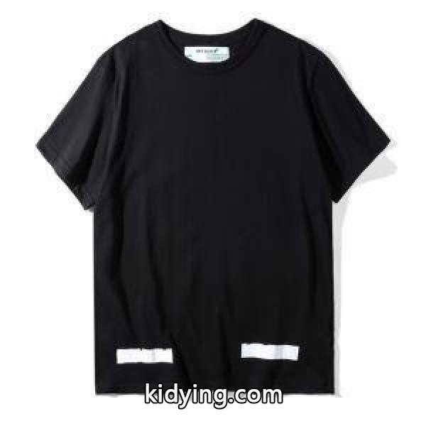 伸縮性抜群Off-Whiteオフホワイトスーパーコピーｔシャツ　スウェット　プリント メンズ　クルーネック半袖Tシャツ　赤色　ブラック　ホワイト-2