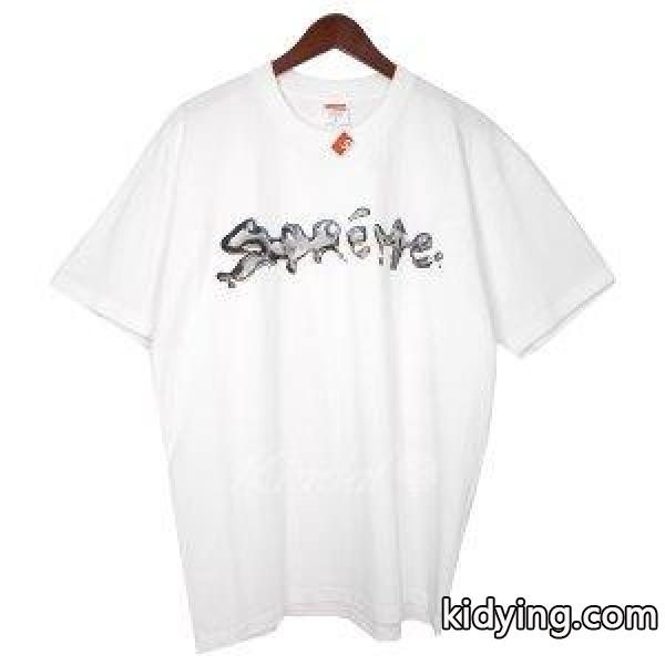 SUPREME 18AW Liquid Tee ロゴTシャツ ホワイト サイズ：M (吉祥寺店) 180903 :580018002484:カインドオル - 通販ショッピング-0