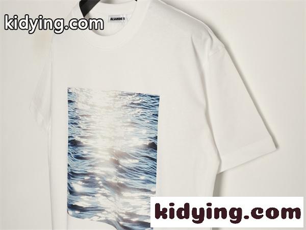 ウォーターフォトプリント アートデザイン 2026新作 JIL SANDER ジルサンダー コピー 半袖Tシャツ 爽やかスタイル-2
