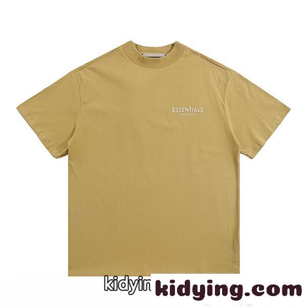 半袖Tシャツ ブラック シンプル 無地見え ストリート ESSENTIALS 着回し万能 高見え エッセンシャルズ コピー-4