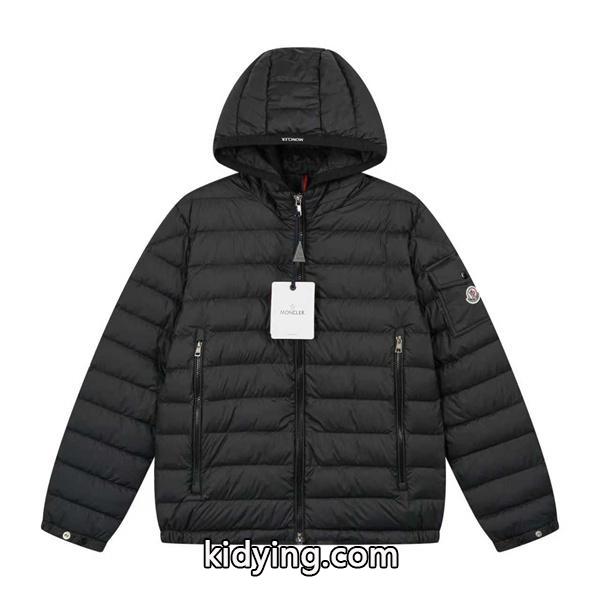 Moncler 軽量保温カーキ 軽量デザイン ハードルーフ付き モンクレール 偽物 ライトダウンジャケット-2