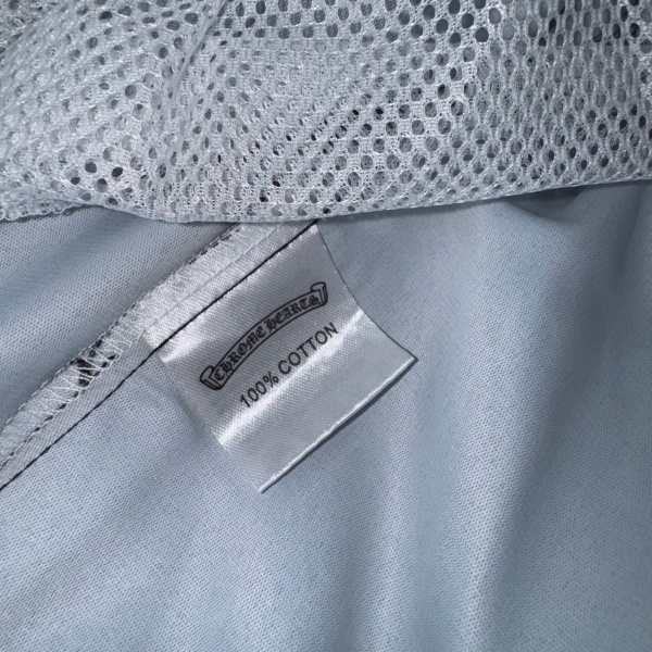ホワイトクロス入りブラックスイムショーツ Chrome Hearts 激安 通気メッシュ仕様 クロムハーツ休闲ハーフパンツ-5