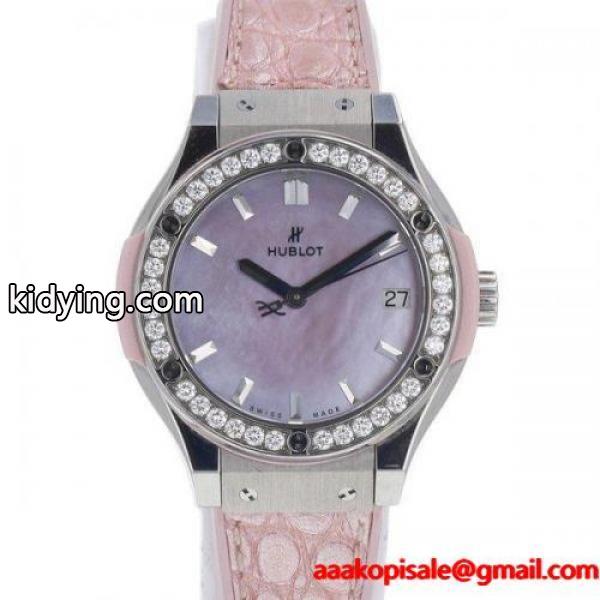 581NP6210LR1204JPN17 クラシックフュージョン ダイヤベゼル ウブロ HUBLOT ピンクシェル文字盤 クオーツ チタニウム レザー ダイヤ メンズ 時計 :1-240001011105:銀座パリス Yahoo!ショッピング店 - 通販ショッピング-0