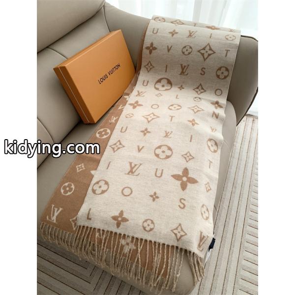 LOUIS VUITTON 激安 レイキャビック2.0 カシミヤ ロングマフラー モノグラム ユニセックス ストール-4