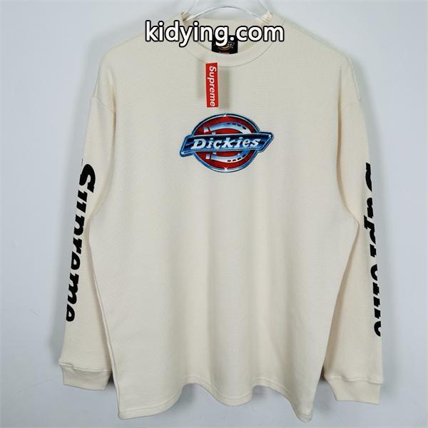 ☆トレンド☆DKシュプリーム長袖tシャツコピー SUPREME X DICKIES コラボ FW25 THERMAL L/S TEE-5