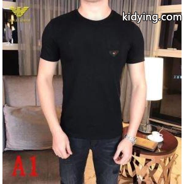 2019 SPRING／SUMMER おしゃれに着こなせる アルマーニ ARMANI 半袖Tシャツ_アルマーニ ARMANI_ブランド コピー 激安(日本最大級)-0