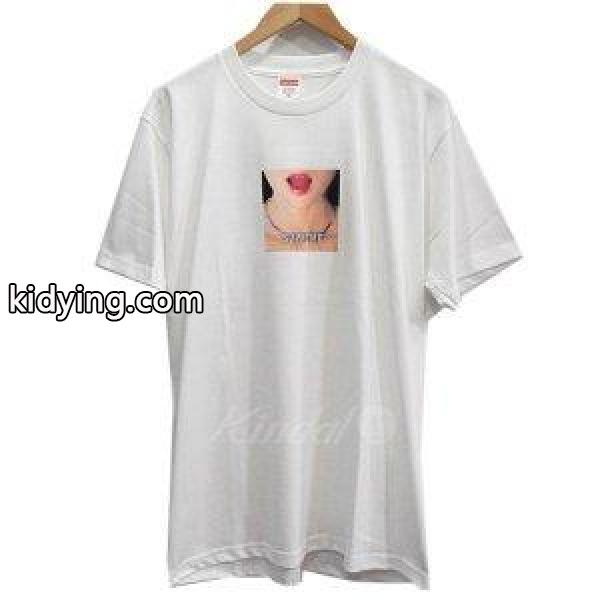 SUPREME 18SS Necklace Tee ネックレス Tシャツ ホワイト サイズ:M (学芸大学店) 180721 :582318002262:カインドオル - 通販ショッピング-0