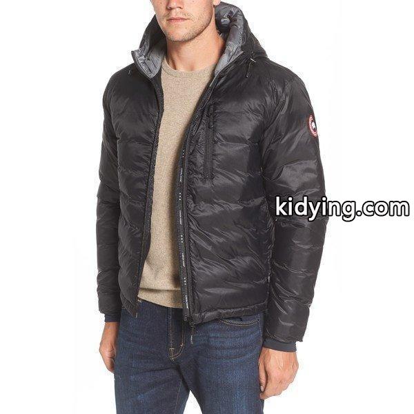 カナダグース ジャケット・ブルゾン アウター メンズ Canada Goose Lodge Slim Fit Packable Hoodie Black :36-36t349jz9t-0236:asty-shop2 - 通販ショッピング-0