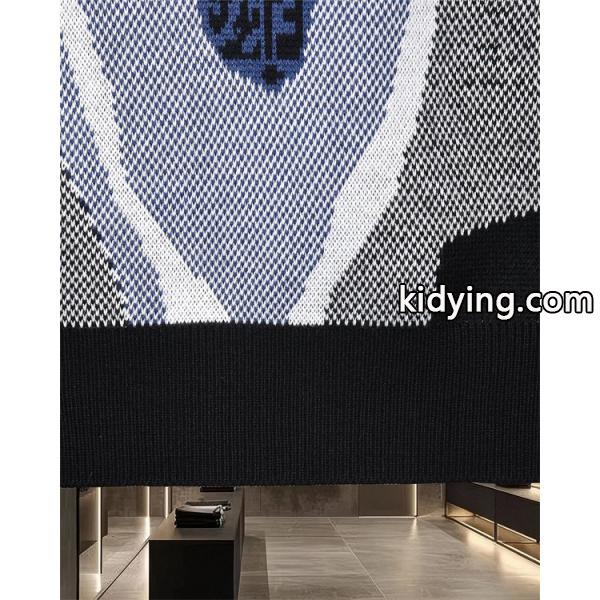 ニット セーター メンズ グラフィック柄 ブラック FENDI フェンディ コピー 長袖-6