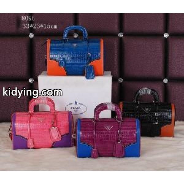 PRADA プラダ 2014 秋冬 贈り物にも◎ レディースハンドバッグ 4色可選 8096_プラダ レディースバッグ_バッグ レディース_スーパーコピーブランド激安通販 専門店-0