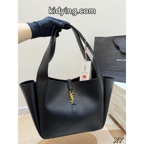 YSL&Saint Laurent サンローラン Hoboハンドバッグコピー2026トレンド新作大容量通勤バッグ-4