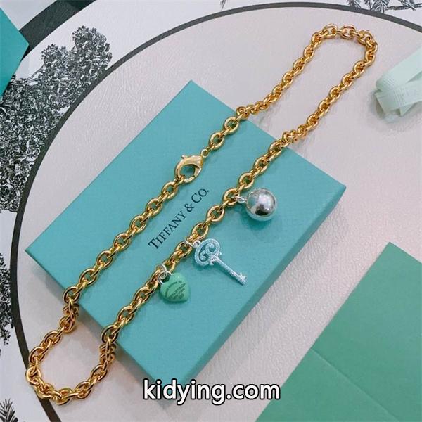 華やか印象 ゴールドトーン チャーム Tiffany&Co ティファニー コピー ネックレス 特別感-6
