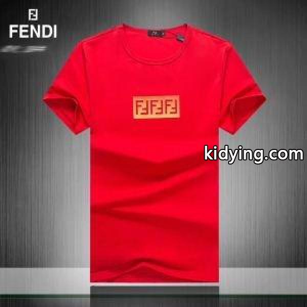 驚きの破格値品質保証男らしさロゴプリント夏物紳士FENDIフェンディ コピーTシャツトレーニングライフカジュアル-2