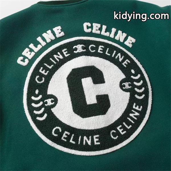 2025秋冬 CELINE ダークグリーン ジャケット 希少性 高級 セリーヌ コピー-7