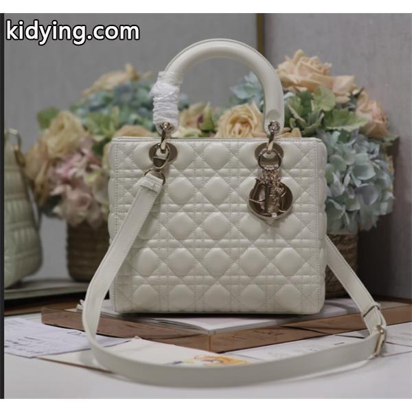 可愛いディオールバッグレディースハンドバッグ DIOR エナメルショルダーバッグ2wayバッグプレゼント-0