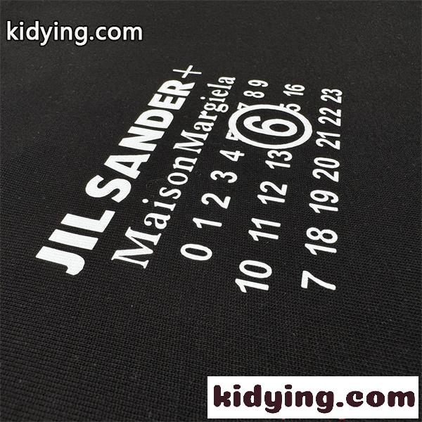 期間限定 ダブルロゴ ジルサンダー Tシャツ ホワイト 半袖 コントラストプリント Maison Margiela*JIL SANDER コピー-8