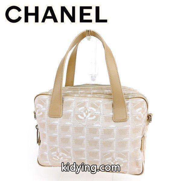 Chanel バッグ ハンドバッグ ニュートラベルライン ベージュ レディース 中古 Bag :T6451:ブランドデポTOKYO - 通販ショッピング-0