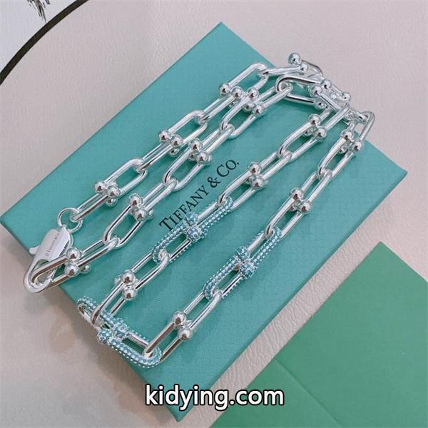期間限定 立体リンク デザイン チェーン ネックレス Tiffany&Co ティファニー コピー-5