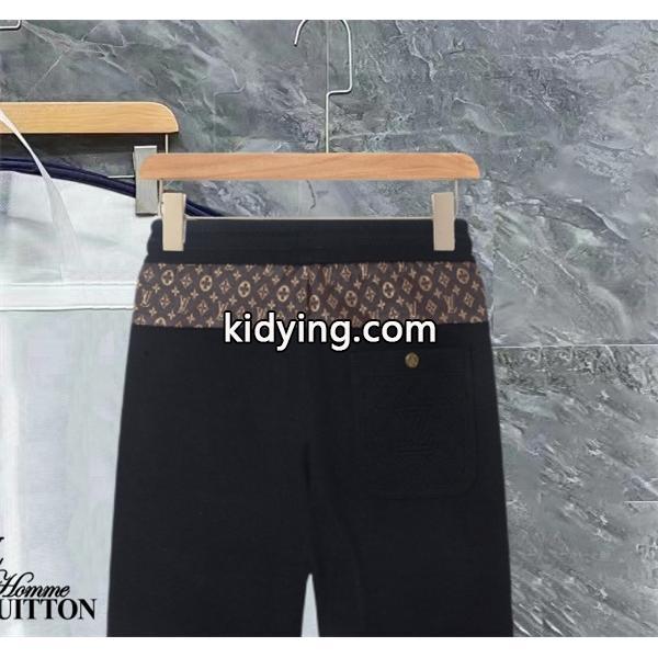 2025秋冬大人気・上品な ブラック スタイリッシュ LOUIS VUITTON ルイヴィトン コピー スウェットパンツ-3